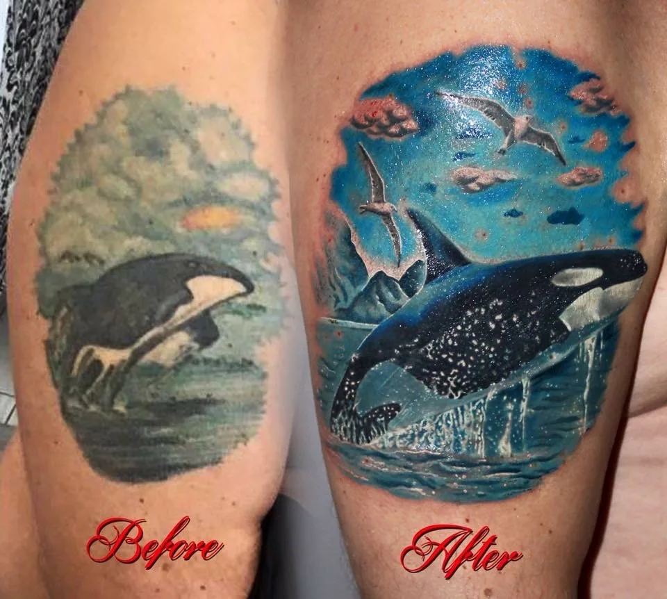 Tattoo-Arbeit 26 aus dem Portfolio von NoNo – Skin City Tattoo Neufeld