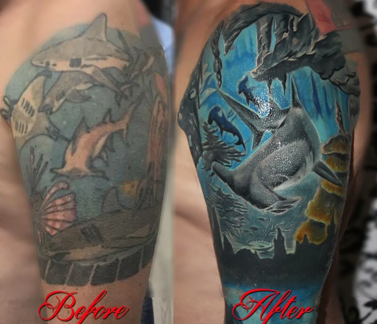 Tattoo-Arbeit 29 aus dem Portfolio von NoNo – Skin City Tattoo Neufeld