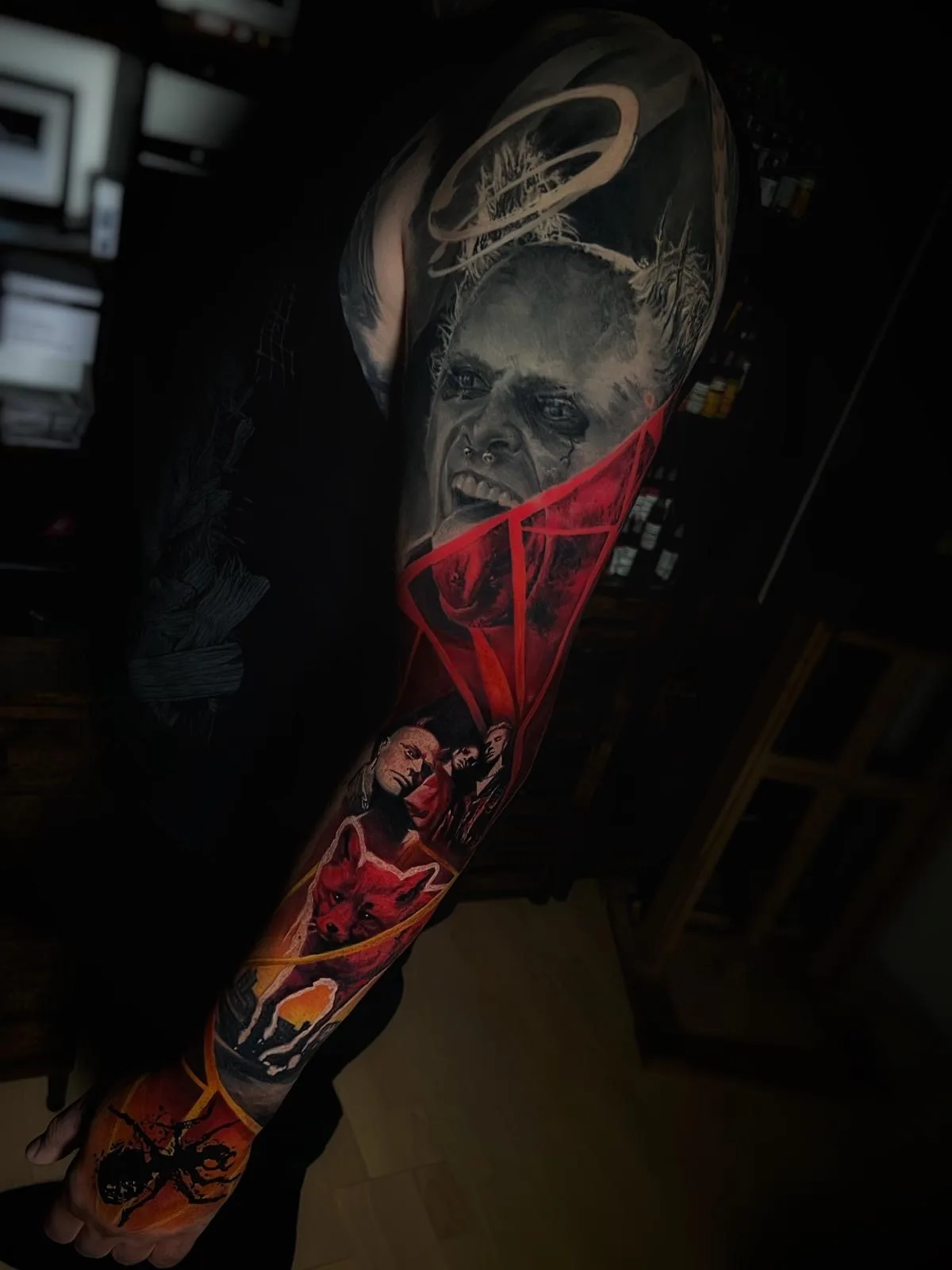 Tattoo-Arbeit 9 aus dem Portfolio von Pite – Skin City Tattoo Neufeld