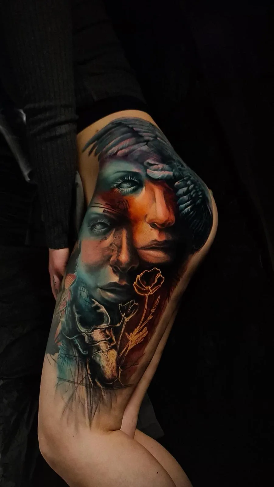 Tattoo-Arbeit 11 aus dem Portfolio von Pite – Skin City Tattoo Neufeld