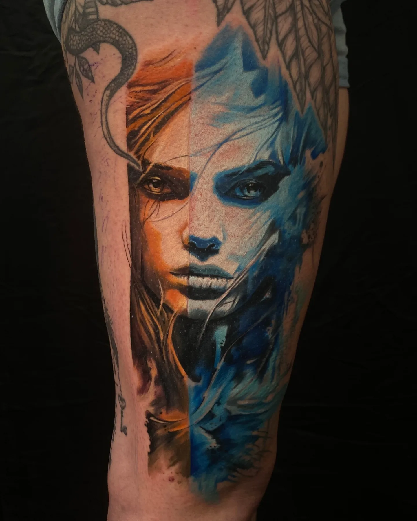 Tattoo-Arbeit 5 aus dem Portfolio von Tom – Skin City Tattoo Neufeld